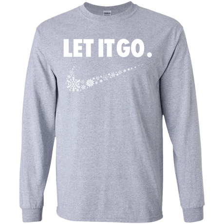 T-Shirts Sport Grey / YS Let It Go Youth Long Sleeve T-Shirt