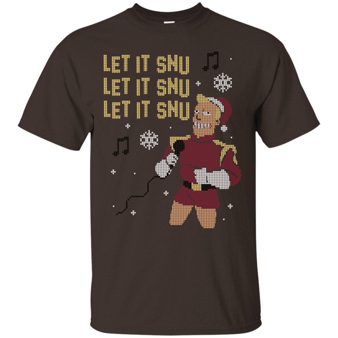 T-Shirts Dark Chocolate / S Let It Snu T-Shirt