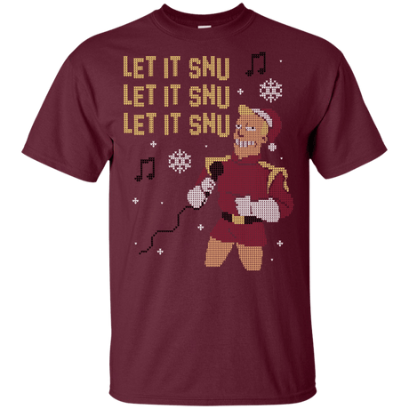 T-Shirts Maroon / YXS Let It Snu Youth T-Shirt
