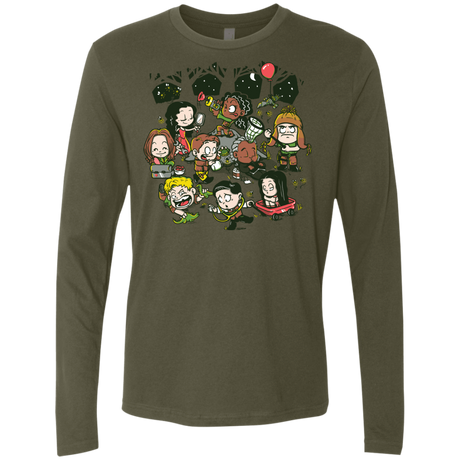 T-Shirts Military Green / Small Let's Catch Fireflies Men's Premium Long Sleeve