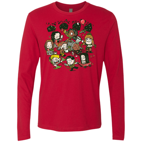 T-Shirts Red / Small Let's Catch Fireflies Men's Premium Long Sleeve