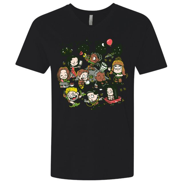 T-Shirts Black / X-Small Let's Catch Fireflies Men's Premium V-Neck