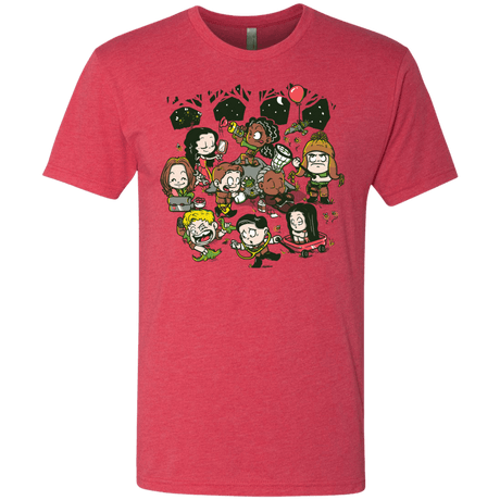 T-Shirts Vintage Red / Small Let's Catch Fireflies Men's Triblend T-Shirt