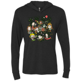 T-Shirts Vintage Black / X-Small Let's Catch Fireflies Triblend Long Sleeve Hoodie Tee