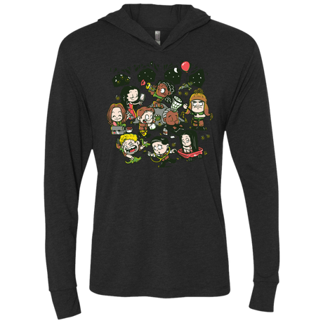 T-Shirts Vintage Black / X-Small Let's Catch Fireflies Triblend Long Sleeve Hoodie Tee