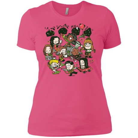 T-Shirts Hot Pink / X-Small Let's Catch Fireflies Women's Premium T-Shirt
