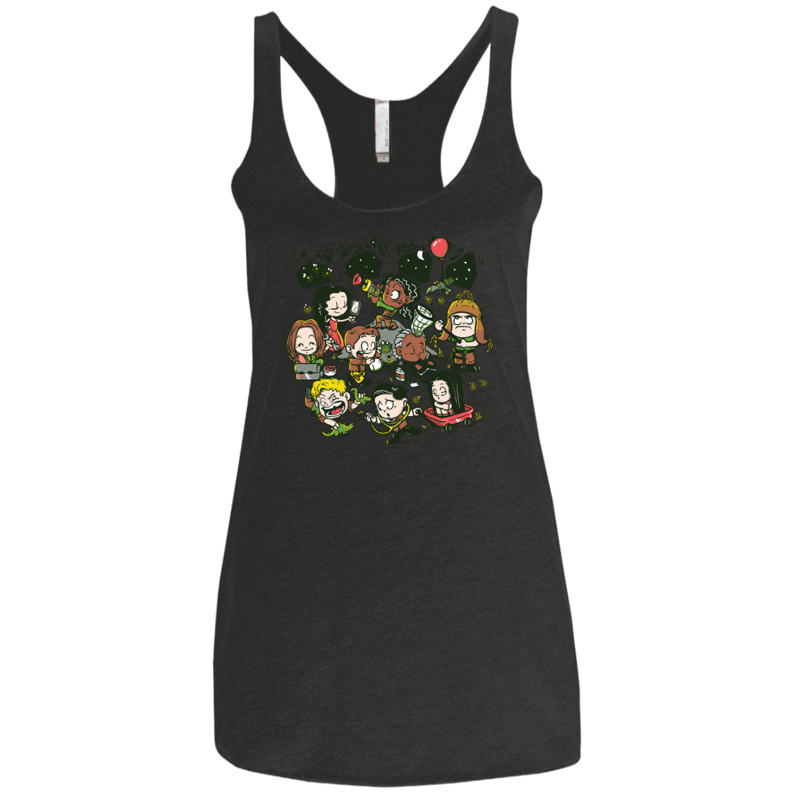T-Shirts Vintage Black / X-Small Let's Catch Fireflies Women's Triblend Racerback Tank