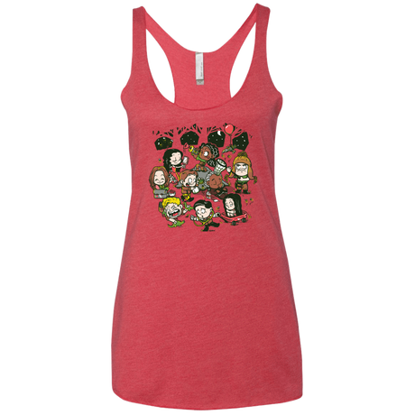 T-Shirts Vintage Red / X-Small Let's Catch Fireflies Women's Triblend Racerback Tank