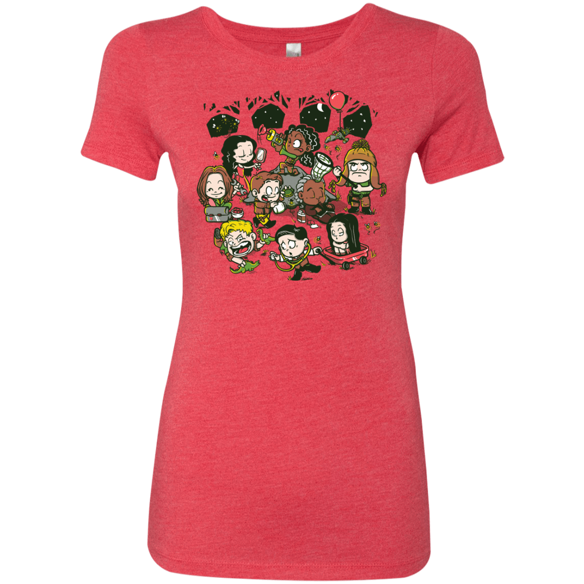 T-Shirts Vintage Red / Small Let's Catch Fireflies Women's Triblend T-Shirt