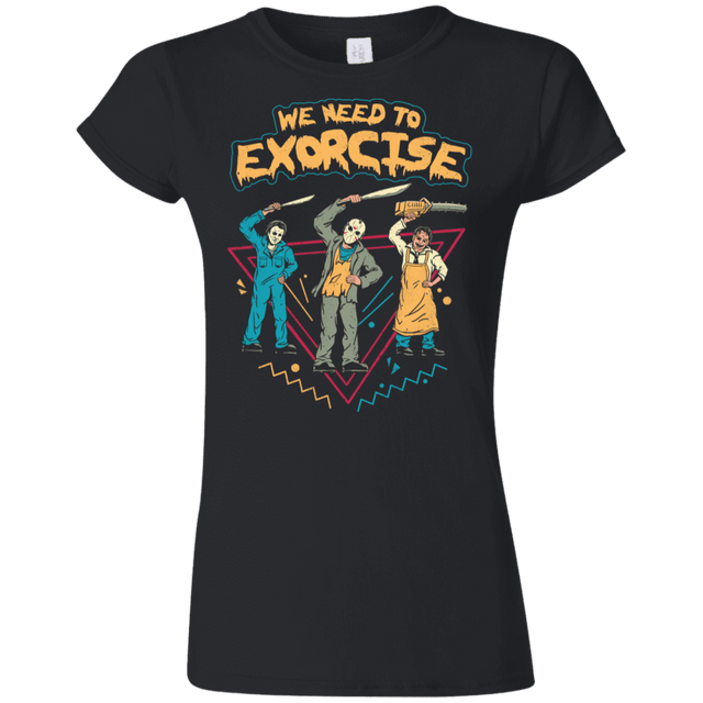 T-Shirts Black / S Let's Exorcise Junior Slimmer-Fit T-Shirt