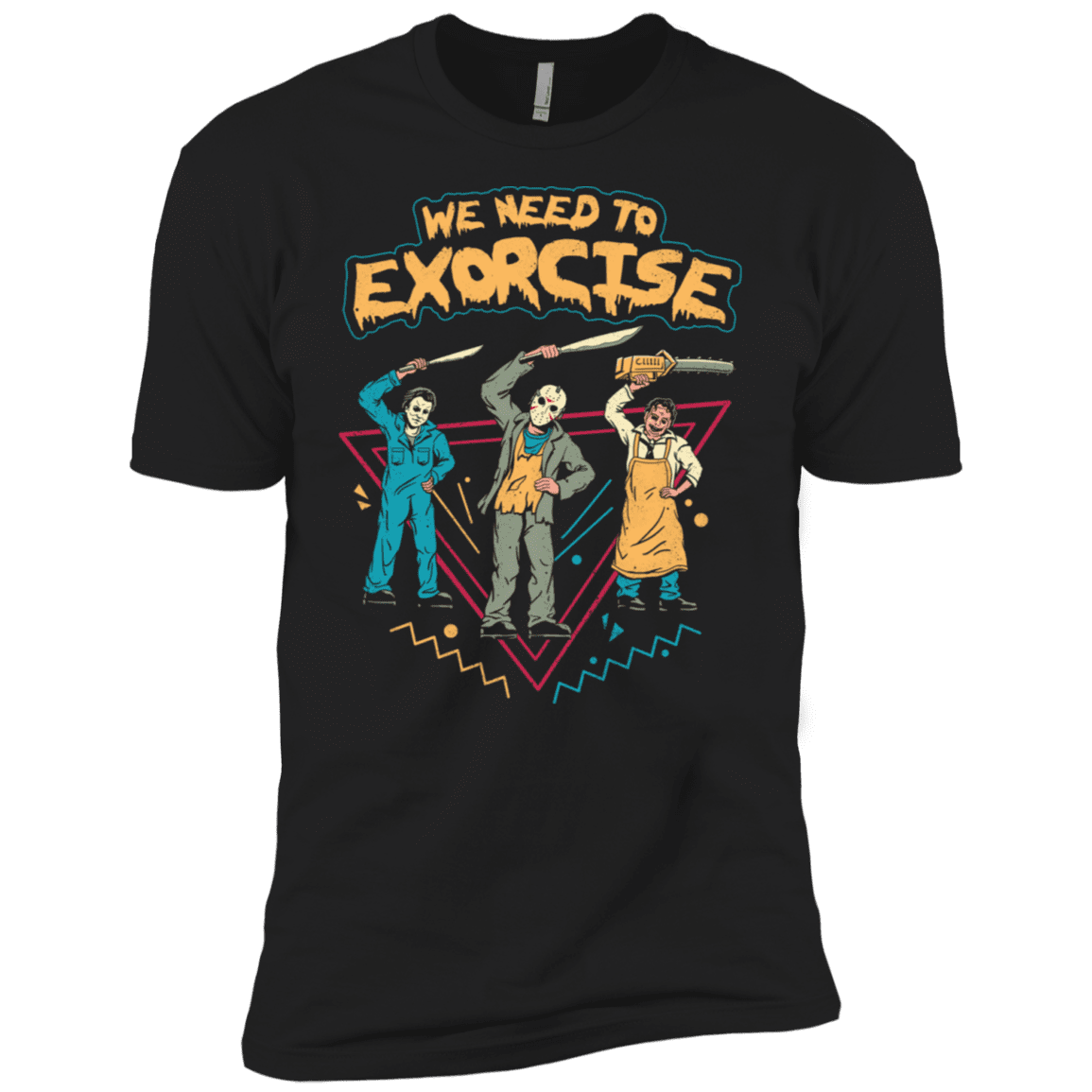 T-Shirts Black / X-Small Let's Exorcise Men's Premium T-Shirt