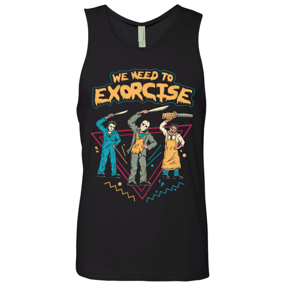 T-Shirts Black / S Let's Exorcise Men's Premium Tank Top