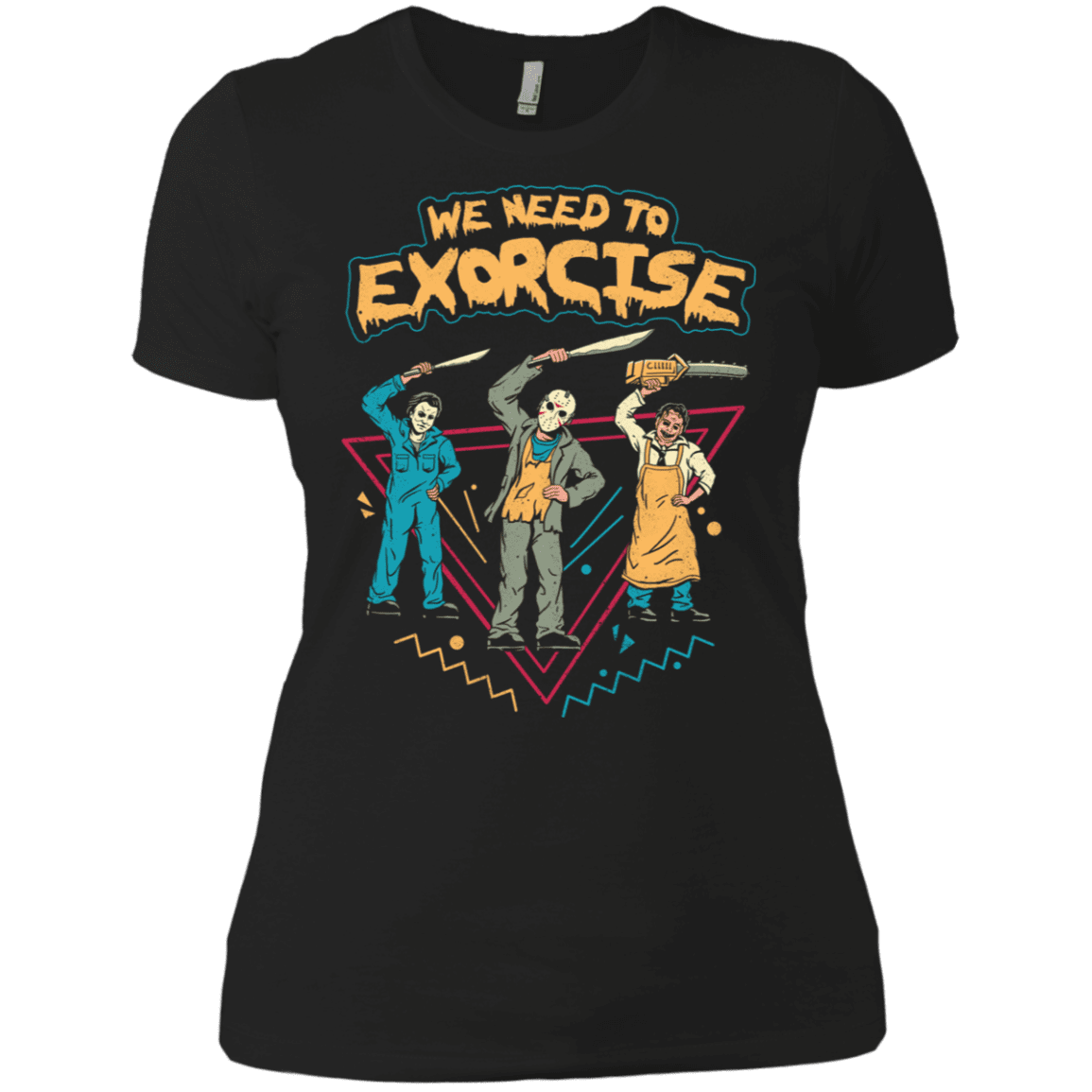 T-Shirts Black / X-Small Let's Exorcise Women's Premium T-Shirt