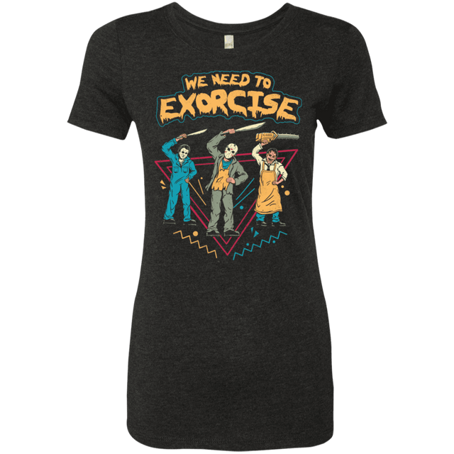 T-Shirts Vintage Black / S Let's Exorcise Women's Triblend T-Shirt