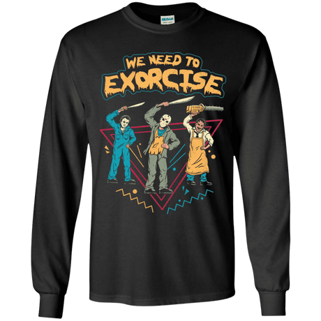 T-Shirts Black / YS Let's Exorcise Youth Long Sleeve T-Shirt
