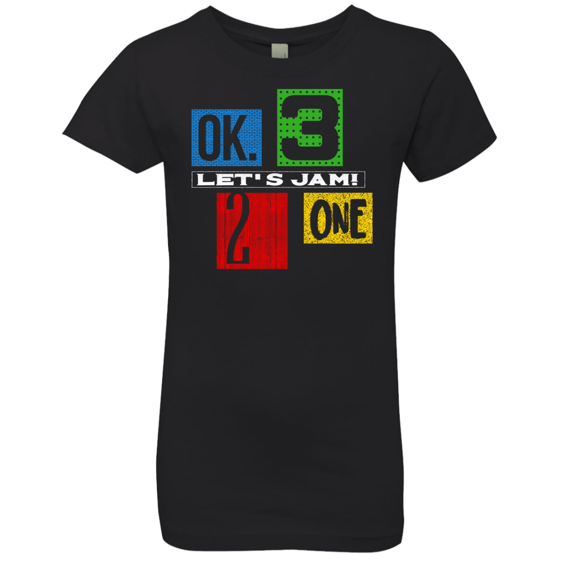 T-Shirts Black / YXS Let's Jam Girls Premium T-Shirt