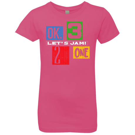 T-Shirts Hot Pink / YXS Let's Jam Girls Premium T-Shirt