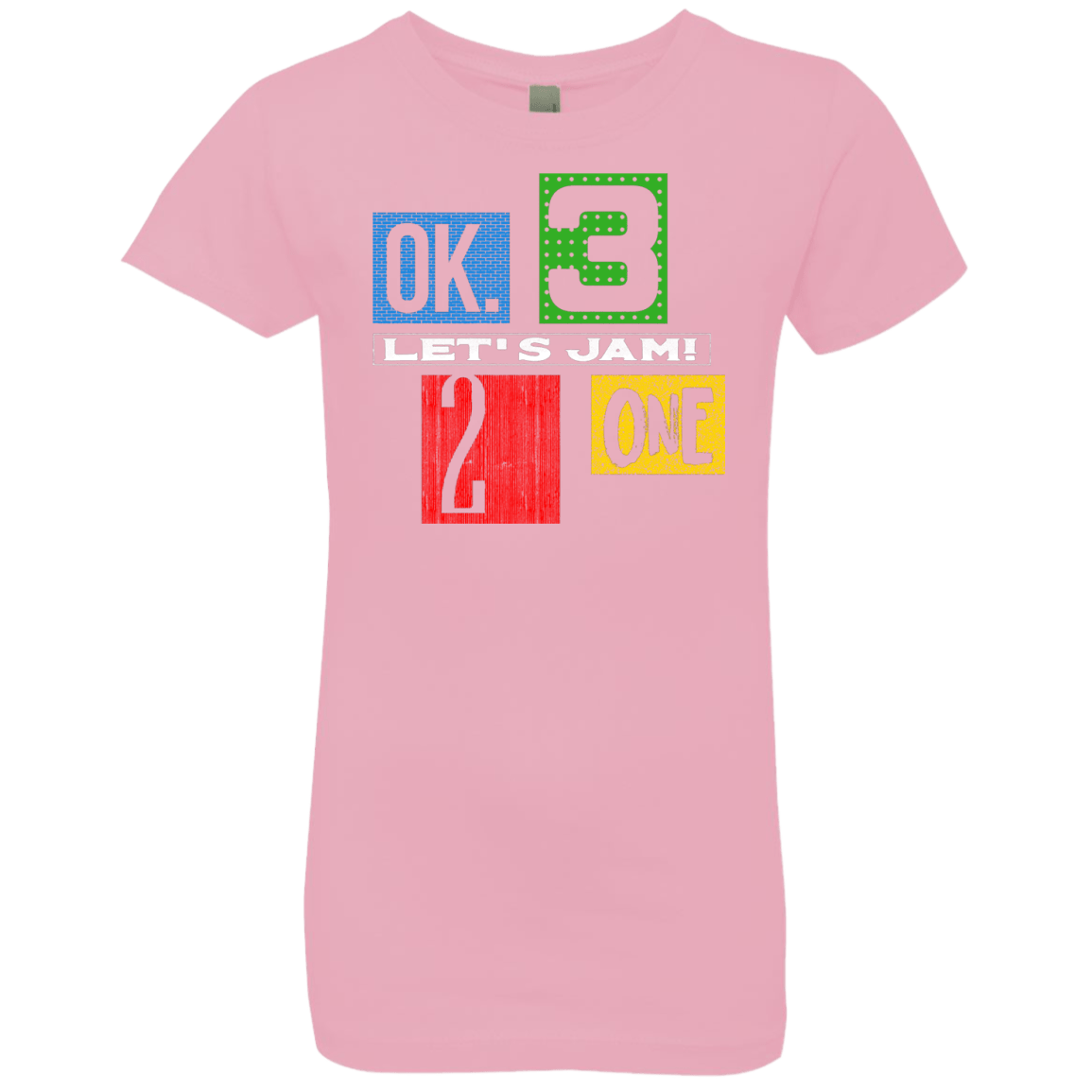 T-Shirts Light Pink / YXS Let's Jam Girls Premium T-Shirt