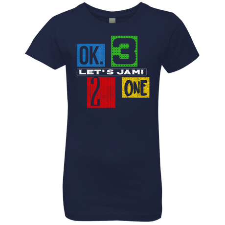 T-Shirts Midnight Navy / YXS Let's Jam Girls Premium T-Shirt