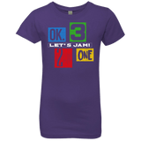T-Shirts Purple Rush / YXS Let's Jam Girls Premium T-Shirt