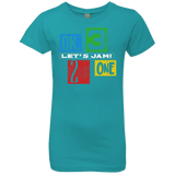 T-Shirts Tahiti Blue / YXS Let's Jam Girls Premium T-Shirt