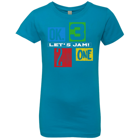 T-Shirts Turquoise / YXS Let's Jam Girls Premium T-Shirt