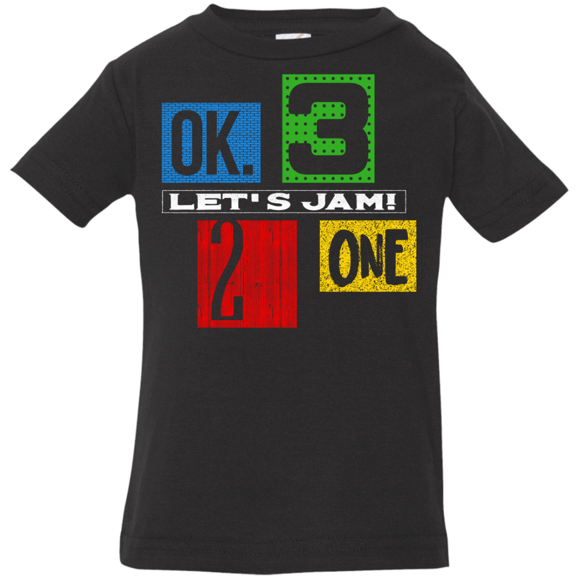 T-Shirts Black / 6 Months Let's Jam Infant Premium T-Shirt
