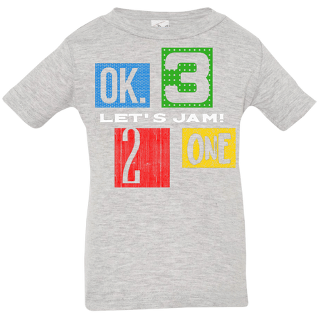 T-Shirts Heather Grey / 6 Months Let's Jam Infant Premium T-Shirt