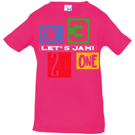 T-Shirts Hot Pink / 6 Months Let's Jam Infant Premium T-Shirt