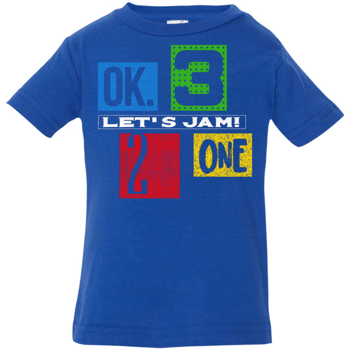 T-Shirts Royal / 6 Months Let's Jam Infant Premium T-Shirt