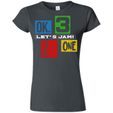 T-Shirts Charcoal / S Let's Jam Junior Slimmer-Fit T-Shirt