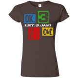 T-Shirts Dark Chocolate / S Let's Jam Junior Slimmer-Fit T-Shirt