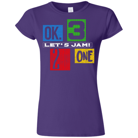 T-Shirts Purple / S Let's Jam Junior Slimmer-Fit T-Shirt