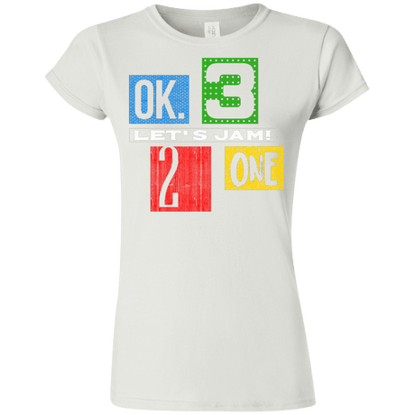 T-Shirts White / S Let's Jam Junior Slimmer-Fit T-Shirt