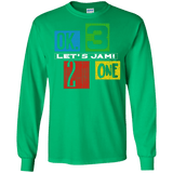 T-Shirts Irish Green / S Let's Jam Men's Long Sleeve T-Shirt