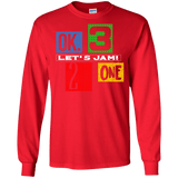 T-Shirts Red / S Let's Jam Men's Long Sleeve T-Shirt