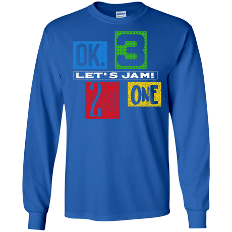 T-Shirts Royal / S Let's Jam Men's Long Sleeve T-Shirt