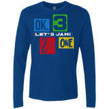 T-Shirts Royal / S Let's Jam Men's Premium Long Sleeve