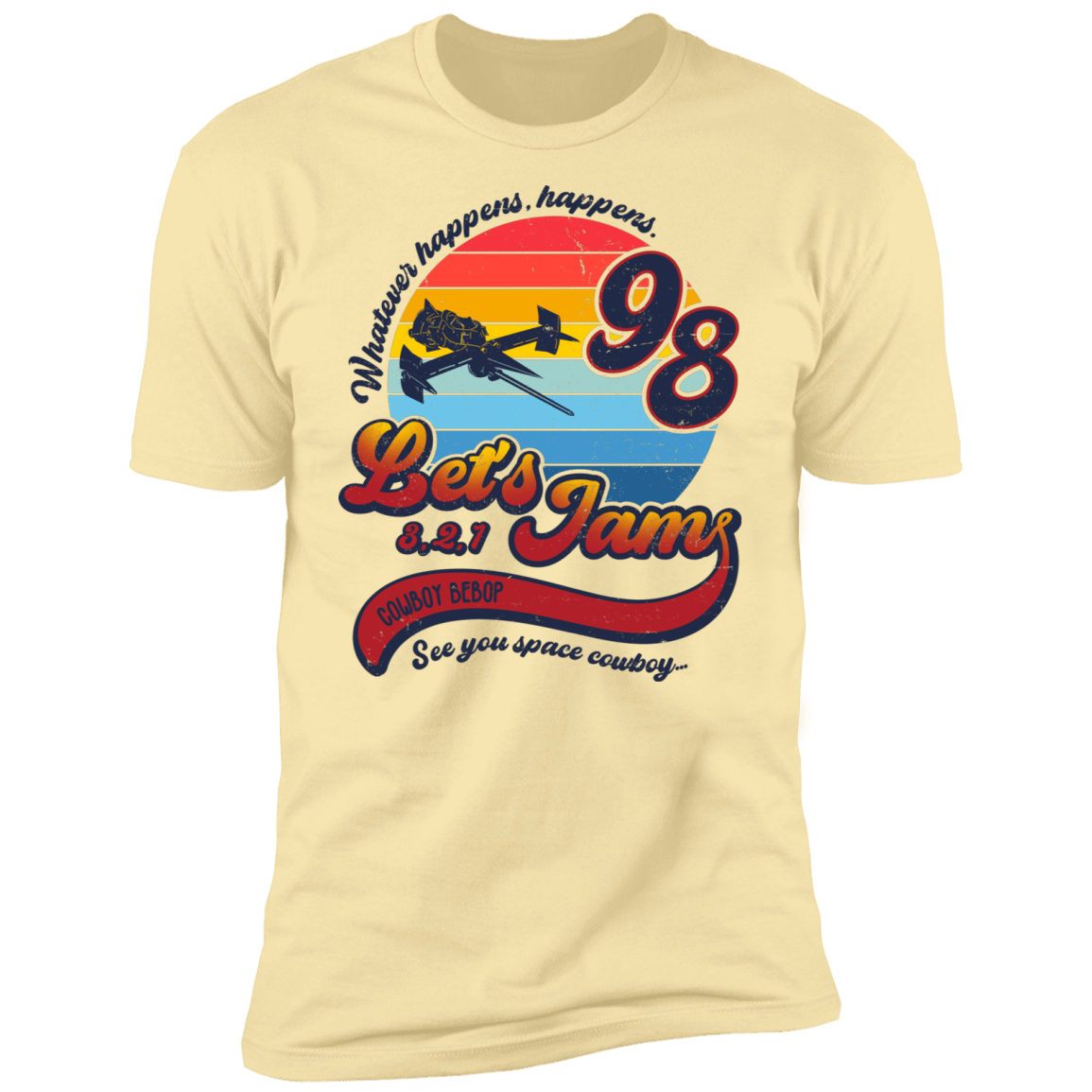 T-Shirts Banana Cream / S Let's Jam Men's Premium T-Shirt