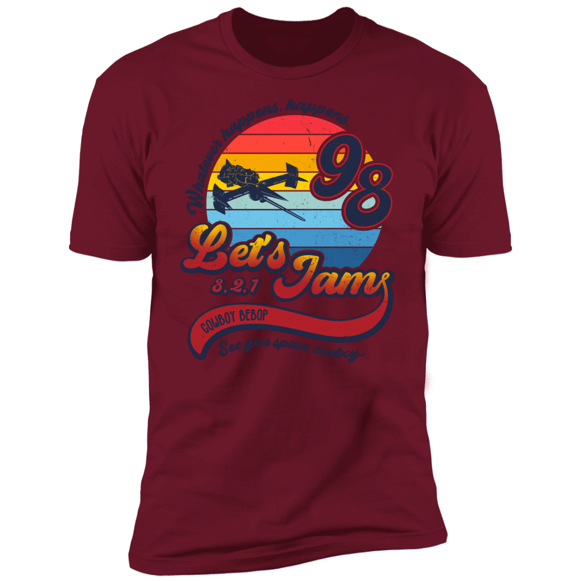 T-Shirts Cardinal / S Let's Jam Men's Premium T-Shirt