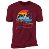 T-Shirts Cardinal / S Let's Jam Men's Premium T-Shirt