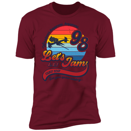 T-Shirts Cardinal / S Let's Jam Men's Premium T-Shirt