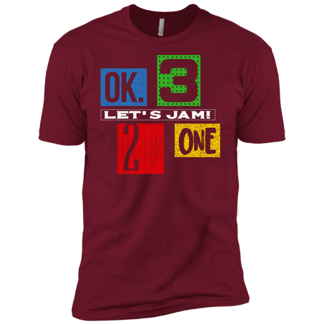 T-Shirts Cardinal / X-Small Let's Jam Men's Premium T-Shirt