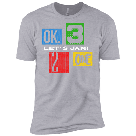 T-Shirts Heather Grey / X-Small Let's Jam Men's Premium T-Shirt