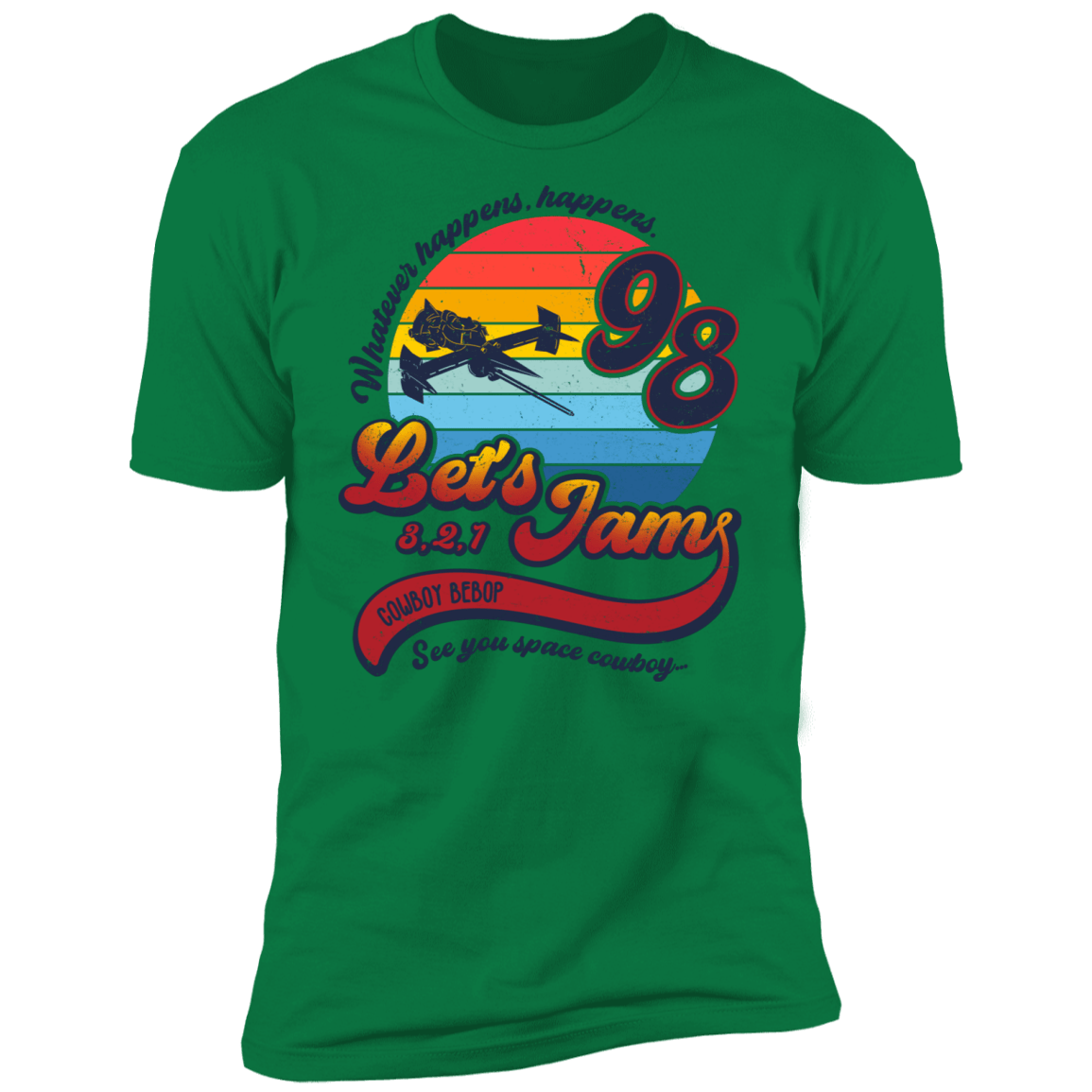 T-Shirts Kelly Green / S Let's Jam Men's Premium T-Shirt