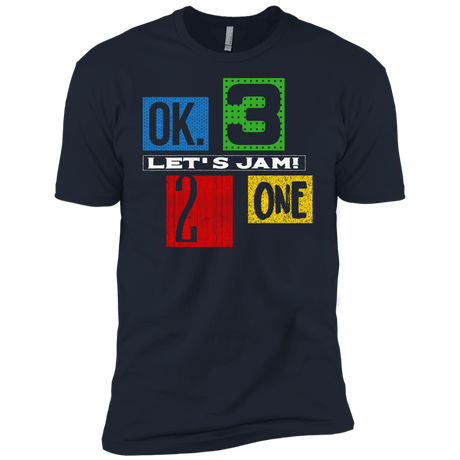 T-Shirts Midnight Navy / X-Small Let's Jam Men's Premium T-Shirt