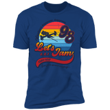 T-Shirts Royal / S Let's Jam Men's Premium T-Shirt