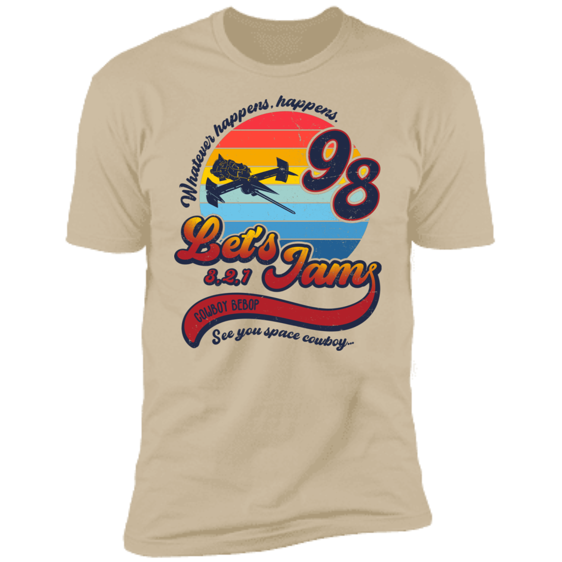 T-Shirts Sand / S Let's Jam Men's Premium T-Shirt