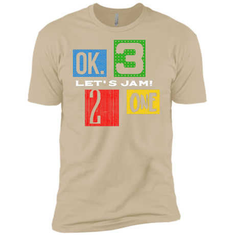 T-Shirts Sand / X-Small Let's Jam Men's Premium T-Shirt