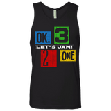 T-Shirts Black / S Let's Jam Men's Premium Tank Top